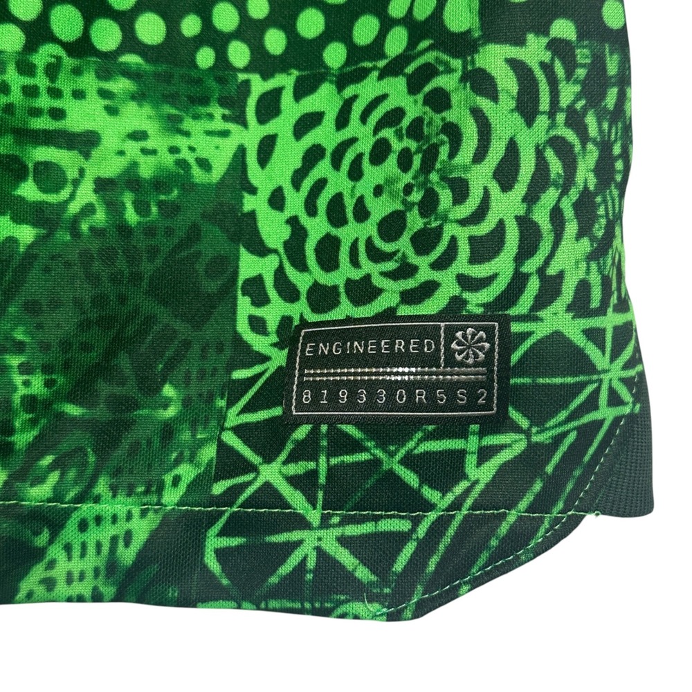Nike Womens Nigeria Soccer Jersey S Green Graphic Print Dri-FIT Slim Fit DN0702 - Picture 8 of 11
